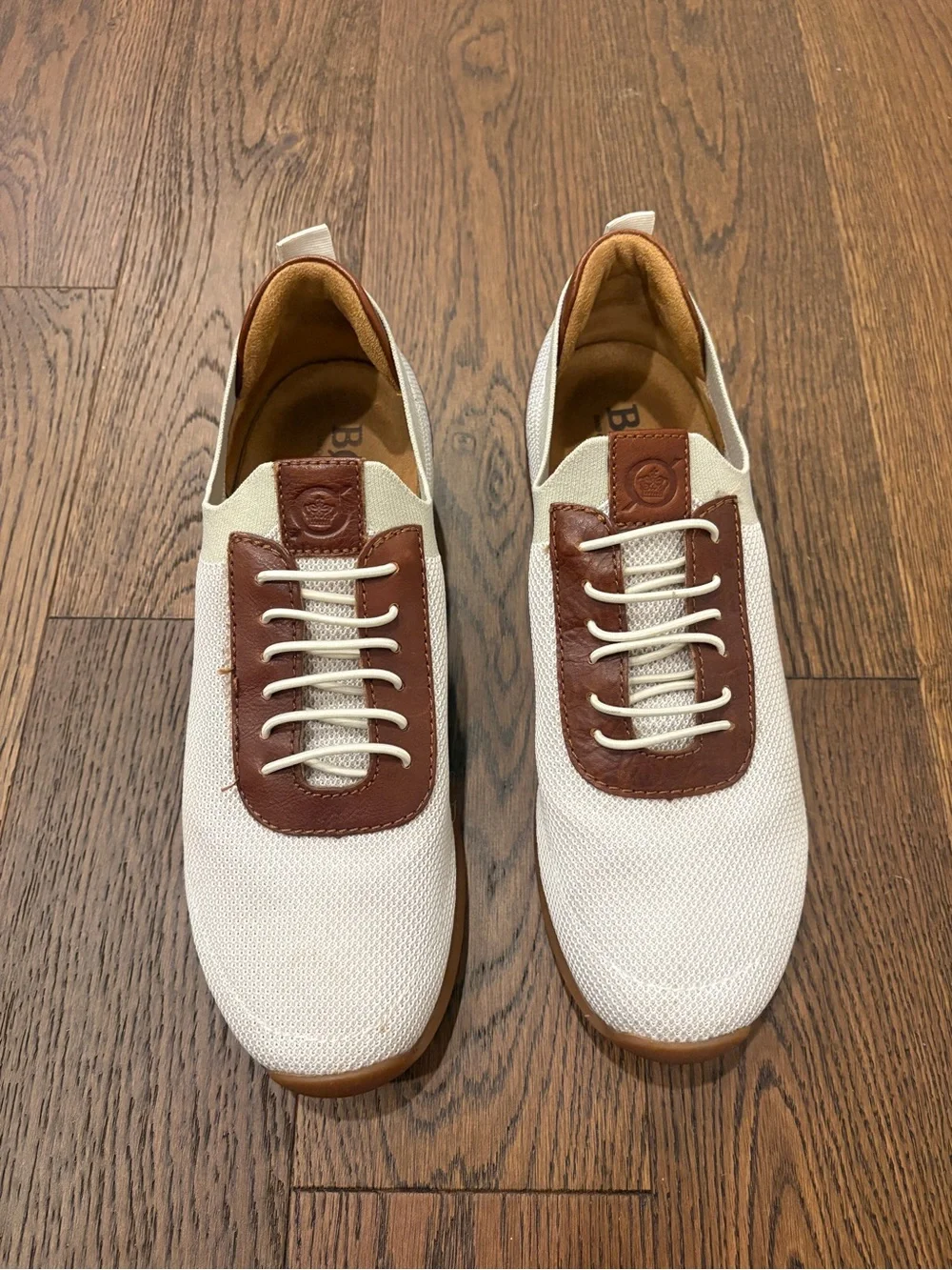 Børn Barrett Men's Sneakers in White Bourbon Knit Men’s Size 11